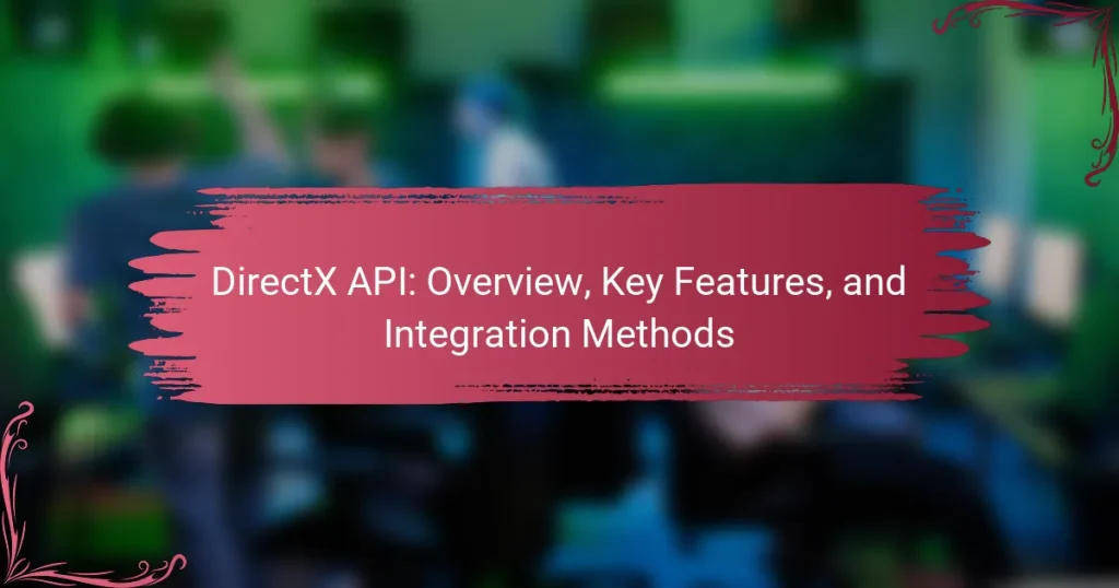 DirectX API: Overview, Key Features, and Integration Methods