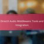 DirectX Audio Middleware: Tools and Integration