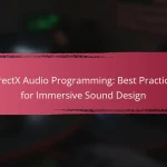 DirectX Audio Programming: Best Practices for Immersive Sound Design