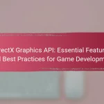 DirectX Graphics API: Essential Features and Best Practices for Game Development