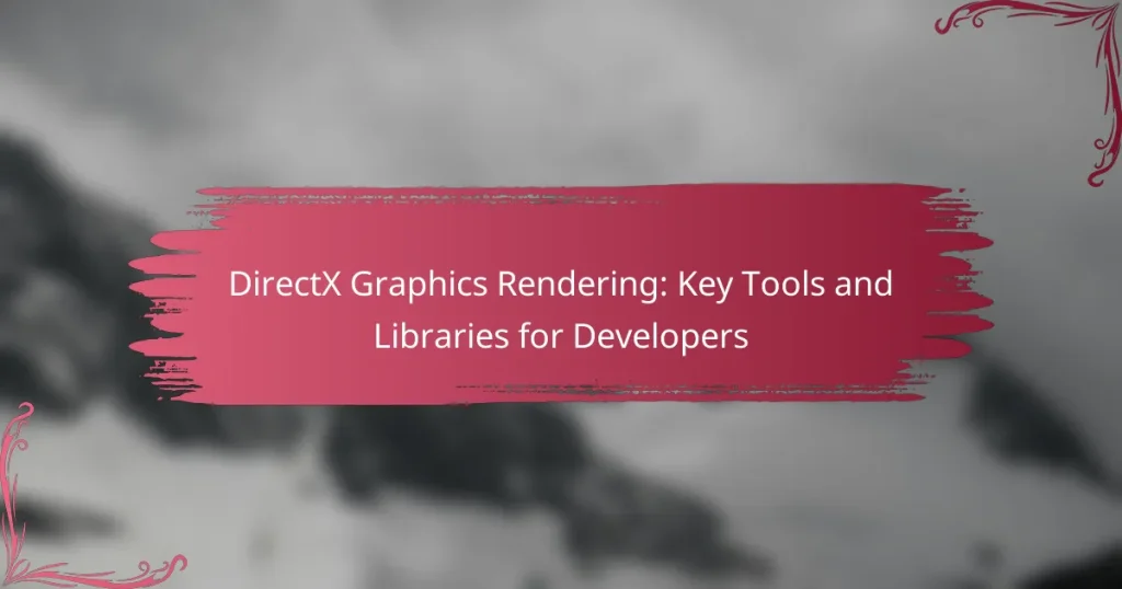 DirectX Graphics Rendering: Key Tools and Libraries for Developers
