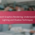 DirectX Graphics Rendering: Understanding Lighting and Shadow Techniques