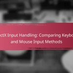 DirectX Input Handling: Comparing Keyboard and Mouse Input Methods