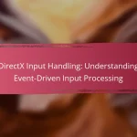 DirectX Input Handling: Understanding Event-Driven Input Processing
