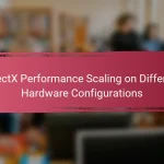 DirectX Performance Scaling on Different Hardware Configurations