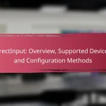 DirectInput: Overview, Supported Devices, and Configuration Methods