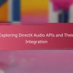 Exploring DirectX Audio APIs and Their Integration