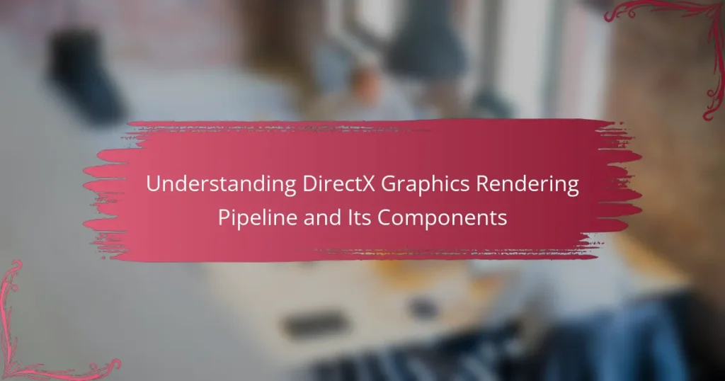 Understanding DirectX Graphics Rendering Pipeline and Its Components